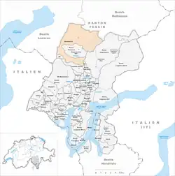 Monteceneri – Mappa