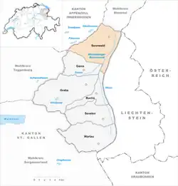 Sennwald – Mappa