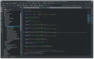 Schermata di KDevelop