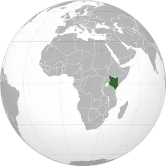 Kenya - Localizzazione