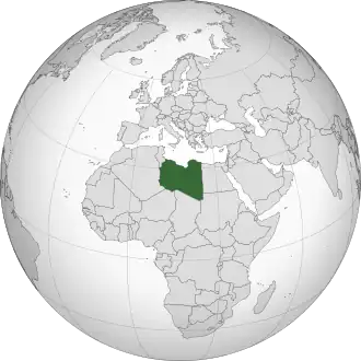 Libia - Localizzazione