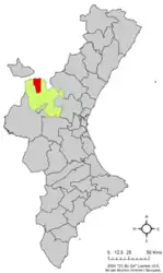 Alpuente – Mappa