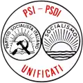 Simbolo del PSI-PSDI Unificati dal 1966 al 1969