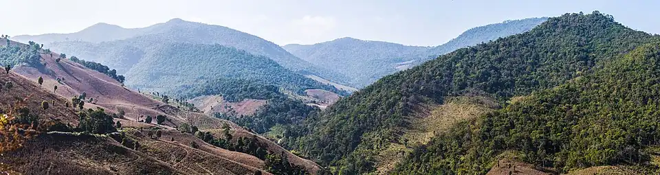 Colline presenti nel distretto