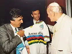 Ivano Fanini e Giovanni Paolo II