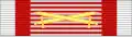 Croce al merito militare di III classe con decorazione di guerra e spade (Impero austro-ungarico) - nastrino per uniforme ordinaria