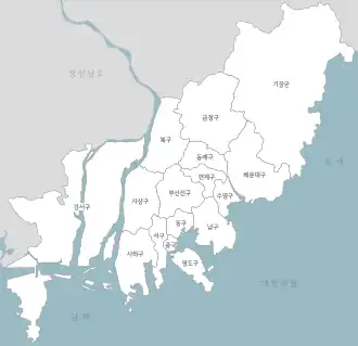Busan – Mappa