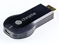 Chromecast di prima generazione; ha capacità video HD