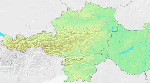 Mappa di localizzazione: Austria-Slovenia
