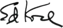 Firma di Ed Koch