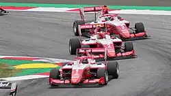 Le tre vetture della Prema racing.