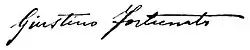 Firma di Giustino Fortunato