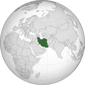Iran - Localizzazione