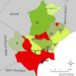 Alacant / Alicante – Mappa