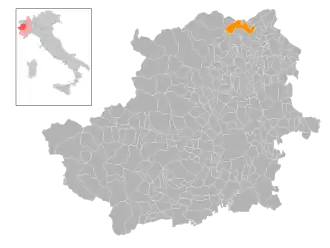 Traversella – Mappa