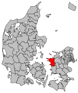 Comune di Kalundborg – Localizzazione