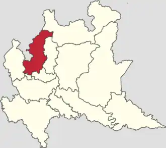 Provincia di Como – Mappa