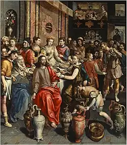 Maarten de Vos, Nozze di Cana, 1596