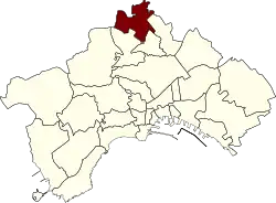 Mappa dei quartieri di