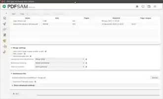 Modulo Merge PDF di PDFsam Basic 3.3.2
