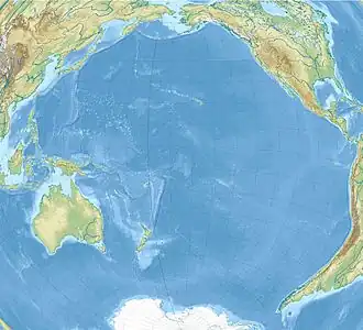 Mappa di localizzazione: Oceano Pacifico