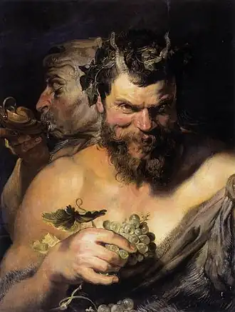Due satiri, dipinto di Peter Paul Rubens