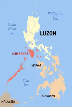Mimaropa – Localizzazione