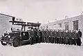 Pompieri a lato di un Magirus nel 1935
