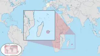 La Riunione – Localizzazione