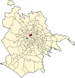 Mappa dei quartieri di Roma