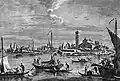 Antonio Sandi, L’isola di Torcello, incisione da Francesco Tironi (1745 – 1797)