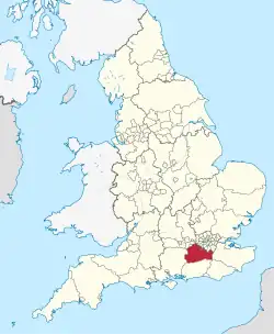 Surrey – Localizzazione