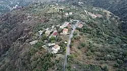 Veduta aerea dai monti