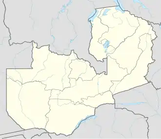 Mappa di localizzazione: Zambia