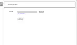 Esempio di interfaccia FileUpload