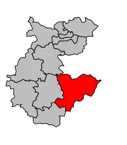Cantone di Fère-Champenoise – Mappa