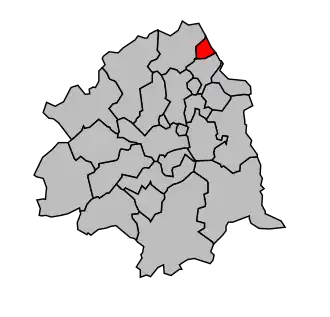 Cantone di Tourcoing-Nord-Est – Mappa