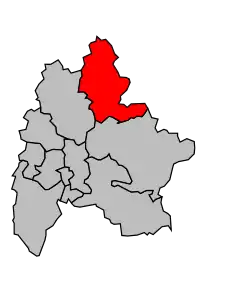 Cantone di Tournan-en-Brie – Mappa