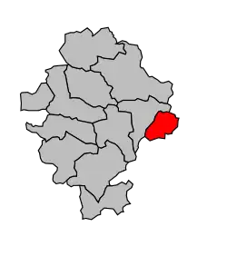 Cantone di Saint-Raphaël – Mappa