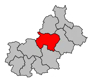 Cantone di Lussac-les-Châteaux – Mappa