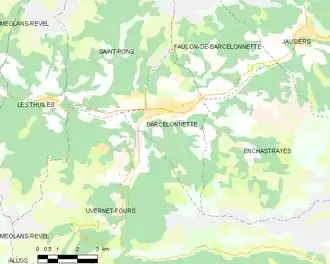Barcelonnette – Mappa