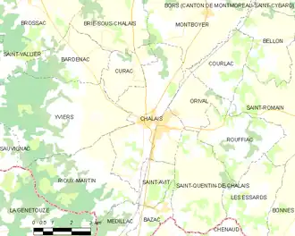Chalais – Mappa