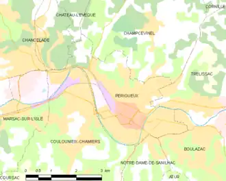 Périgueux – Mappa