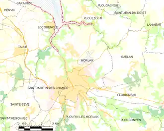 Morlaix – Mappa