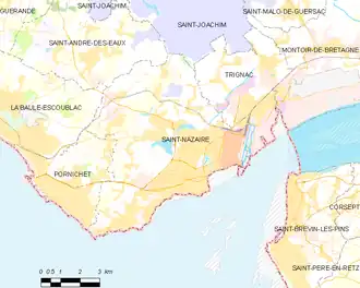 Saint-Nazaire – Mappa