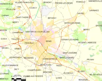 Reims – Mappa