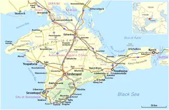 Crimea - Mappa