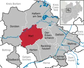 Marl – Mappa