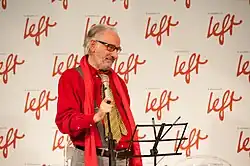 Massimo Fagioli, ospite e relatore alla Festa di Left del 26 ottobre 2014.