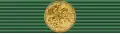 Medaglia Mauriziana al merito di 10 lustri di carriera militare - nastrino per uniforme ordinaria